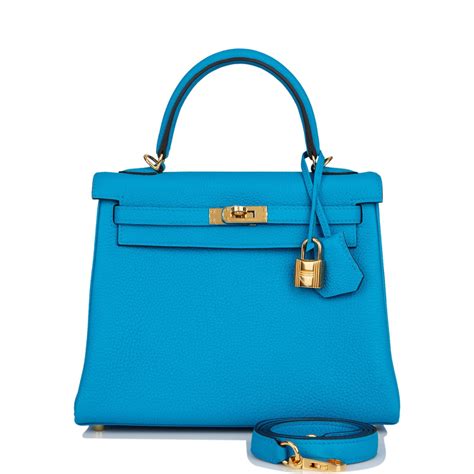 hermes togo kelly retourne 25 bleu zanzibar|Kelly 25 .